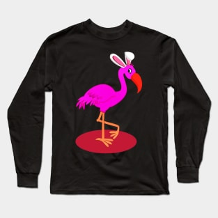 Flamingo Easter Long Sleeve T-Shirt